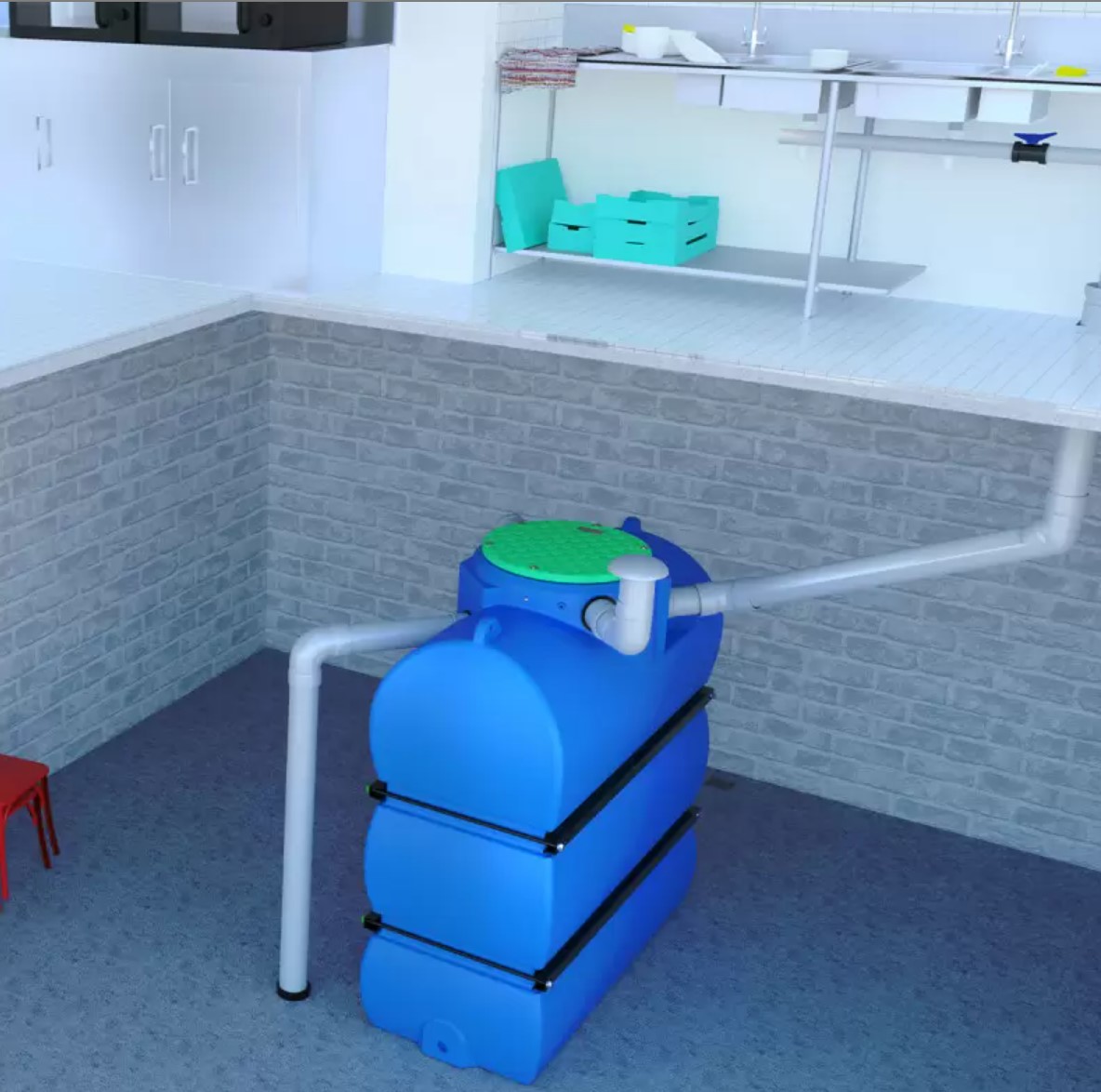 SFA Sanigrease S 680/1600 жироуловитель DN110 1600 л